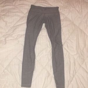 light gray lululemon athletic leggings
